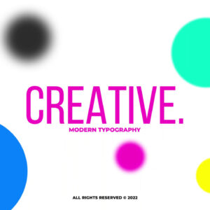 عناوین تمام صفحه تایپوگرافی