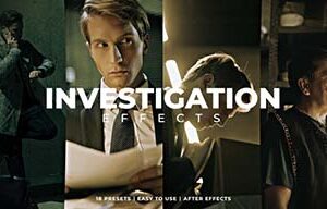 دانلود پریست افترافکت بررسی افکت ها Investigation Effects
