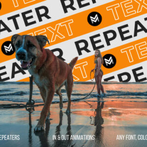 دانلود پریست تکرار کننده متن و آرم