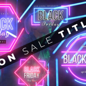 دانلود پریست علائم فروش نئون