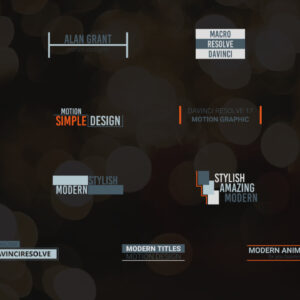 دانلود پریست داوینچی عناوین و بسته سوم پایین