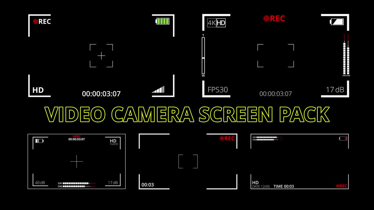 دانلود پریست داونیچی بسته صفحه دوربین فیلمبرداری