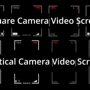 دانلود پریست داوینچی بسته صفحه نمایش دوربین فیلمبرداری مربع/عمودی