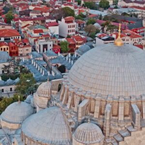 دانلود فوتیج گنبد مسجد سلیمانیه