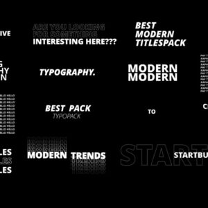 دانلود پریست داوینچی تایپوگرافی جنبشی 2.0